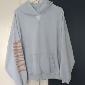 American Eagle NIRVANA Sky Blue Men's Hoodie